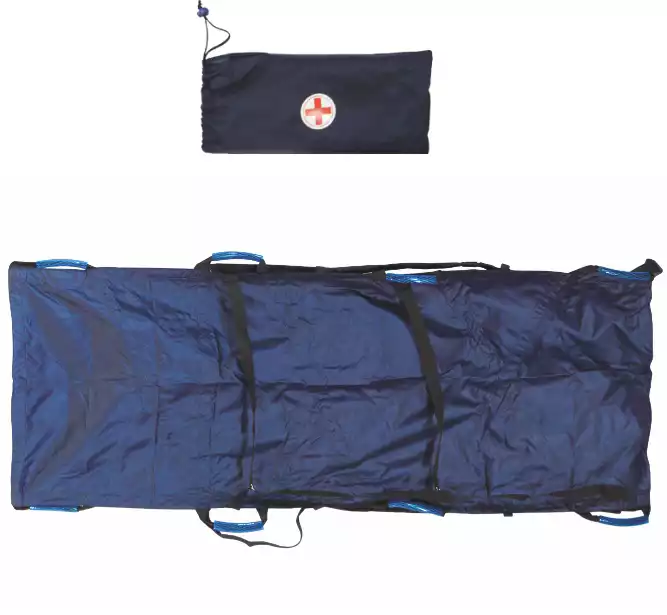 Носилки бескаркасные облегченные, тип Плащ, модель-2 в чехле, размер 190*60см, номинальная нагрузка 150кг