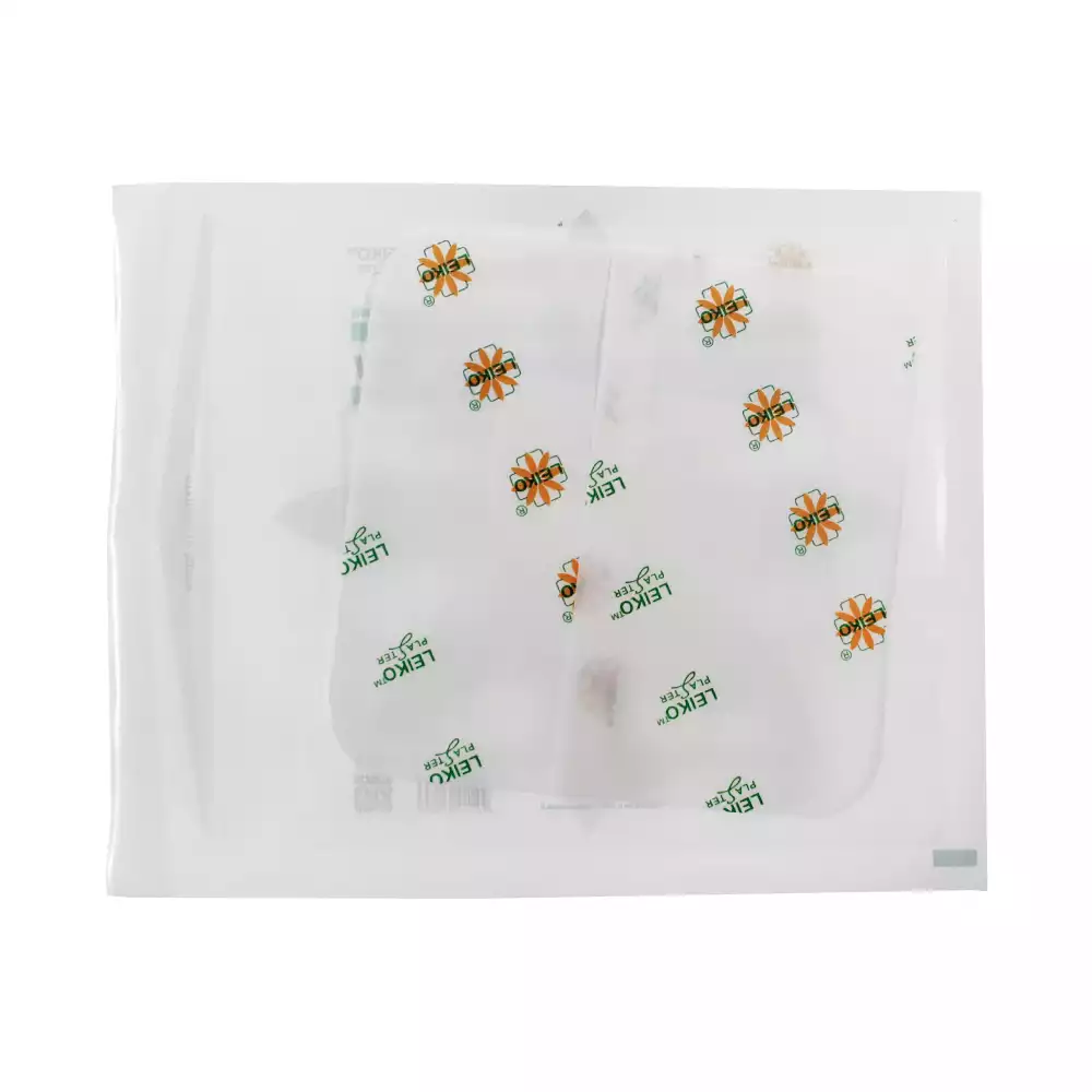 Повязка LEIKO нетканная, абсорбирующая для поверхностных ран, размер 10*10см, стерильная