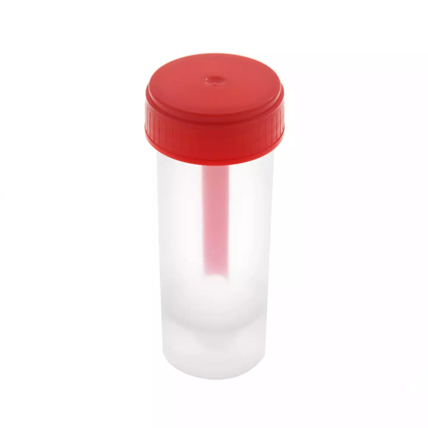 Контейнер 30мл, для взятия биоматериала, стерильный, с завинчающейся крышкой, с ложкой шпателем, индивидуальная упаковка