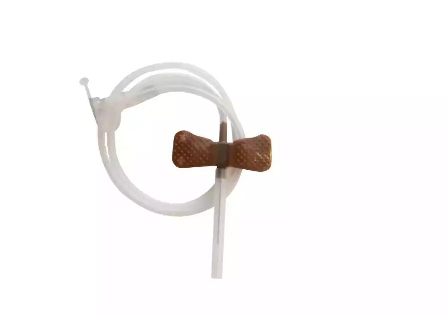 Устройство для вливания в малые вены:игла-бабочка (минивен) 26G (0,45х19 мм) однократного применения, стерильная